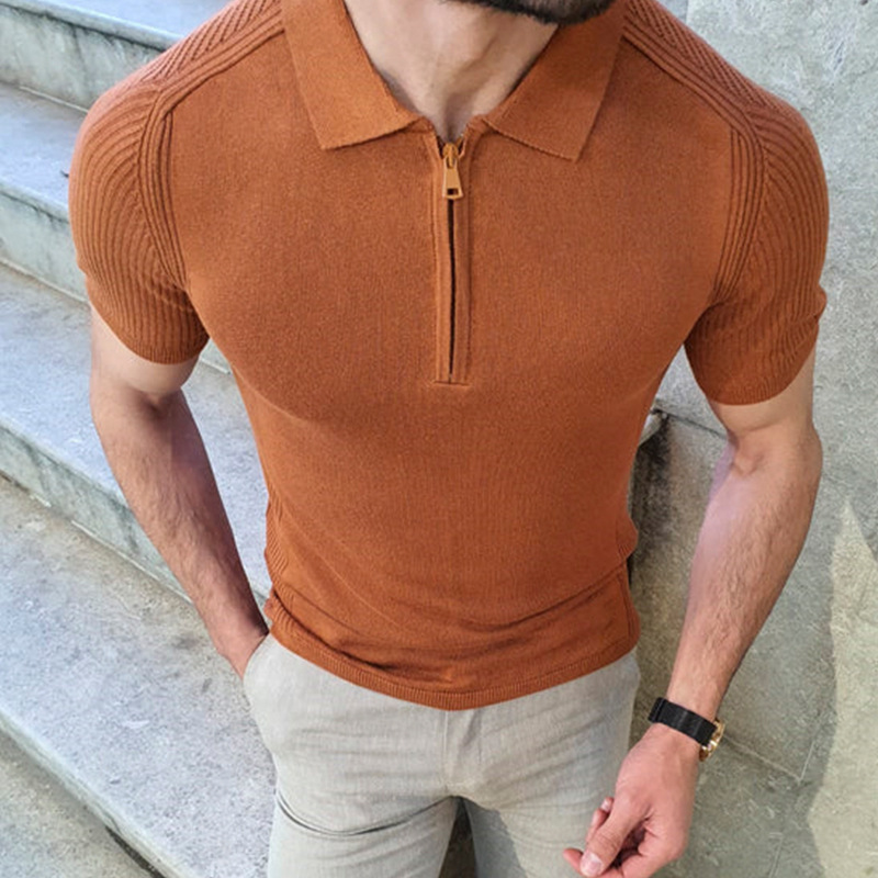 Summer Knitwear Men’s Slim Top