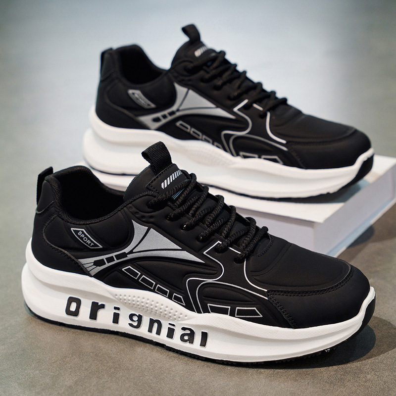 Mens Retro Soft-soled Non-slip Casual Sneakers